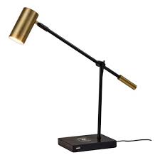 A magnifier lamp is ideal for crafts and precision work. Collette Led Desk Lamp With Qi Wireless Charging Pad Adesso Target