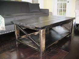 Trendy coffee table ideas for the modern minimalist. Rustic X Distressed Handmade Coffee Table Weathered Midnight Etsy Coffee Table Custom Coffee Table Rustic Coffee Tables