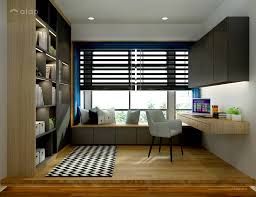 A study is a room in a house that is used for paperwork, computer work, or reading. Modern Study Room Semi Detached Design Ideas Photos Malaysia Atap Co