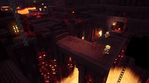 El último dlc de minecraft dungeons, flames of the nether, ya está disponible junto con una maravillosa . Minecraft Dungeons Nether Fortress Minecraft Wiki