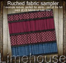 If you're having a hard time making a choice, let us help you! Second Life Marketplace Ruched Fabric Sample Free Texture