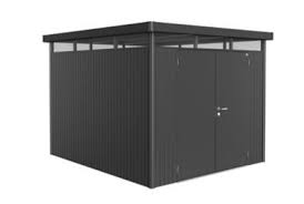 Abri De Jardin En Metal Biohort Highline H5 Gris Fonce 2 Portes Abri De Jardin Abri Jardin Toit Plat Abri De Jardin Pvc