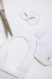 If you want sturdy petal shapes that will last a long time, print these templates onto heavy card paper. Paper Flowers Free Printable Template Paper Roses