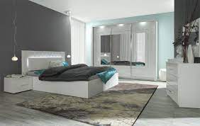 Schlafzimmer weiss hochglanz lack ornament verziehrungen ambrova1 schlafzimmer set schlafzimmer weiss salbei schlafzimmer. Komplett Schlafzimmer Hochglanz Weiss Mit Led Bett Schrank 2 X Nako Kaufen Bei Hood De