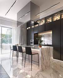 Complete your space with a stylish and functional backsplash. Apartment In Moscow On Behance Modern Kitchen Design Luxury Kitchen Design Kitchen Room Design