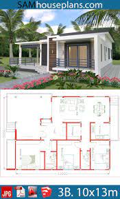 Click the images below to view the 3 bedroom house plans and floor plans. Contemporary Low Budget Modern 3 Bedroom House Design Floor Plan Novocom Top