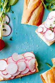 Radish Sandwiches With Butter And Salt Recipe Recipe No Salt Recipes Recipes Sandwiches For Lunch