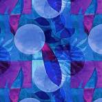 Benartex Fabrics Prismatics - Tropical Leaves - Royal Blue