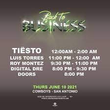 Use our interactive seating charts and venue maps to see what's available and get great seats to see dj tiesto. Back To Business Tiesto In San Antonio At Cowboys Dancehall