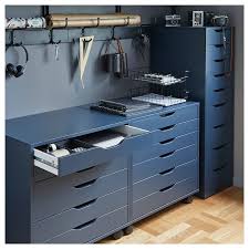 Alex Drawer Unit On Casters Blue 26 3 8x26 Ikea Drawer Unit Alex Drawer Ikea Alex Drawers
