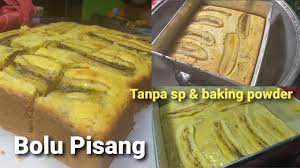 Namun, baking soda perlu ditambah bahan lain yang memiliki rasa asam, semisal lemon, yoghurt, atau susu, agar kue mengembang lebih baik. Bolu Pisang Tanpa Baking Powder Sp Youtube