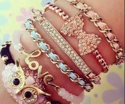 اكسسوارات مميزة لليد Jewelry Stackable Bangle Bracelets Cute Bracelets