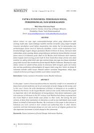 Terlepas dari subtansi ajaran islam, islam bukan merupakan agama asli bagi bangsa indonesia, melainkan agama yang baru datang dari arab. Pdf Fatwa Di Indonesia Perubahan Sosial Perkembangan Dan Keberagamaan