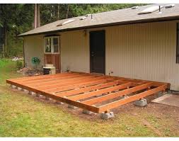 Do it yourself deck building. How To Build A Deck Using Deck Blocks Ehow Building A Floating Deck Wood Patio Decks Decks Backyard