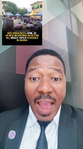 Ghana education service (GES) announces 23th April as new reopening date  for all single track schools in Ghana #goviral #fypシ゚ #trendingvideo #ges  #ghana #education #ndc #politics #tiktokers #npp #jdm ...