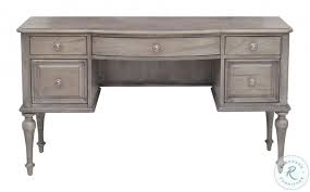 Antique style vanity set includes single sink vanity and mirror in distressed finish. Highland Park Distressed Driftwood Vanity Desk From Steve Silver Coleman Furniture