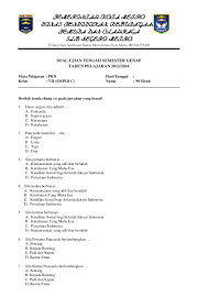 Soal Uts Smt 2 Pkn Kls Vii Smplb C 2013 2014