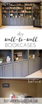 How To Build Built In Shelves The Reveal Roots Wings Furniture Llc Home Office Storage Used Kitchen Cabinets Bookshelves Diy