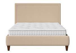 Yushan With Inset Piping Upholstered Bed Frame The Original Bed Co Uk Upholstered Beds Fabric Bed Frame Grey Upholstered Bed