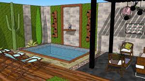 escenas terraza y jardin en sketchup youtube