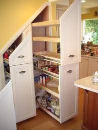 Follow some of these pantry ideas to make the most of the space in your kitchen and master awkward room shapes and layouts like an interior decorating boss! Under Stair Storage Kitchen Bathroom Remodel Kitchen Under Stairs Stairs In Kitchen