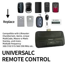 Universal Garage Door Opener Remote For Chamberlain/Liftmaster/Genie/Linear/Over  | Ebay