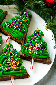 1/2 cup (one stick) butter, 1/2 cup sugar, 1/2 cup dark brown sugar and 1/2 cup milk. Christmas Tree Brownies Dinner At The Zoo