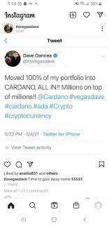 Mithril is cardano's lightweight client protocol, and hoskinson stressed that it was a high priority for him. Vegas Dave Is A Believer Cardano