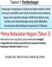 Ialah keupayaan mengingati sejarah penciptaan bendera malaysia. 2 Perkongsian Nilai Mengamalkan Sikap Dan Perlakuan Yang Berhemah Menghormati Course Hero