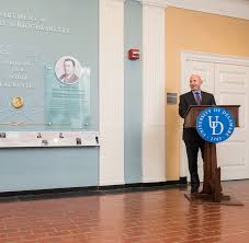 A new Brown Lobby display commemorates UD's Nobel Laureates