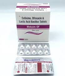 Mekxim Of Tablets Cefixime 200mg Oflaxacin 200mg L B 60million For Catching Infections Before They Catch You Cefixime Ofloxacin Tablet Health Care Gel