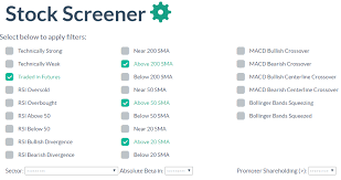 5 Technical Screener Websites For Technical Analysis In India