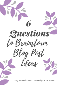 Six Questions To Help You Brainstorm Blog Post Ideas Blog Posts Inspiration Blog Content Strategy This Or That Questions
