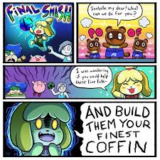 She Approached Cyrus And Reese First But They Had Scruples The Raccoon He Has None By Greliz Super Smash Brothers Ultimate Smash Bros Funny Smash Bros Nintendo Super Smash Bros