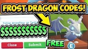 A fansite for game adopt me and the app roblox all content belongs to adopt me and roblox. All Free Frost Dragon Adopt Me Pet Codes 2021 Frost Dragon Adopt Me Roblox Youtube