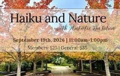 Garden University: Fall Haiku and Nature