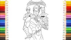 Check out some of our favorite nightwing coloring pages. Nightwing Coloring Pages Batman Family Coloring Pages Youtube