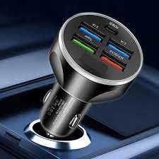 4USB PD 250W Car Charger Type C Fast Charging Car Phone Charger Adapter QC  3.0 | eBay Australia