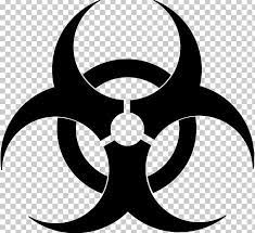 Biological Hazard Symbol Sign Png Artwork Biological Hazard Biosafety Black And White Circle Hazard Symbol Biological Hazard Symbols