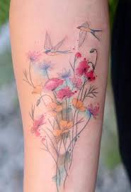 As human's, we have associated certain meanings to flowers since greek times. Watercolor Flower Tattoos A Visual Guide