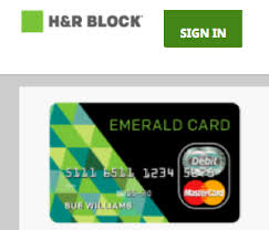 Fees apply to emerald card bill pay services. Www Hrblock Com Bank Lp Emeraldcard Login Html H R Block Emerald Card