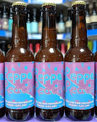 Peppa Peach 4 9 Peach Pink Peppercorn Saison From Beer Ink Available Now In 330ml Bottles Peach Pink Pink Bottle