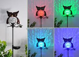 Owl Shape Led Solar Garden Decoration Light Glass Metal Nicd Or Nimh Battery 8 Hours Lighting Time From China Manufacturer Manufactory Factory And Supplier On Ecvv Com