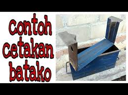 Batako sendiri memiliki berbagai bentuk, yang dikenal dimasyarakat saat ini adalah batako padat dengan batako berlubang. Detail Cetakan Batako Youtube Cetakan