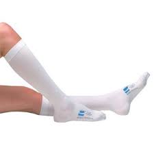 Ted T E D Anti Embolism Stockings Knee High White Inspection Toe Large Long Calf Between 15 And 17 5 Inch 1 Pair Walmart Com Anti Embolism Stockings Stockings Knee Length