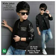Jual jubah anak laki laki lengan panjang gamis muslim. Beli Jaket Anak Laki Laki Indonesia Kids Jaket Gilang Babyterry Mix Semi Kulit Uk Anak 5 7thn Tergantung Badan An Kids Outfits Stylish Little Girls Kids Boys