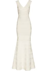 Herve Leger Wedding Dress Dresses For Wedding Reception Check More At Http Svesty Com Herve Leger White Jacquard Dress White Ball Gowns White Evening Dress