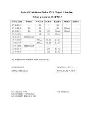 Contoh praktek fisika kelas 12. Jadwal Praktikum Fisika Sma Negeri 1 Sanden
