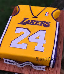 Free delivery and returns on ebay plus items for plus members. Lakers Jersey Cake 24th Birthday Cake Birthday Cake For Him Basketball Birthday Cake