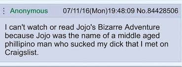 Maybe you would like to learn more about one of these? Jojo Part 9 Jojo S Bizarre Adventure Know Your Meme